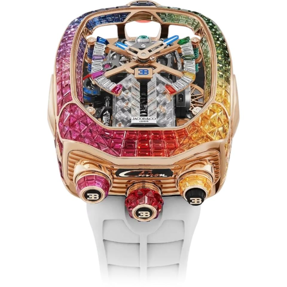 J and Co colourful finished Millionaires club Watch
